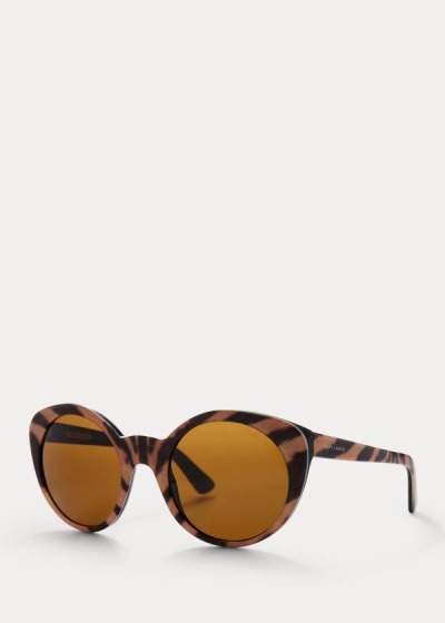 Gafas De Sol Ralph Lauren Mujer Marrom / Leopardo - Retro Cat-Eye - UYGJW6973